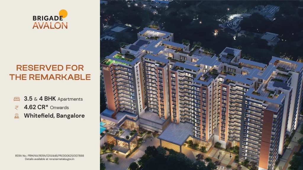 Brigade Avalon: A Premium Living Experience in Bangalore’s&nbsp;Whitefield